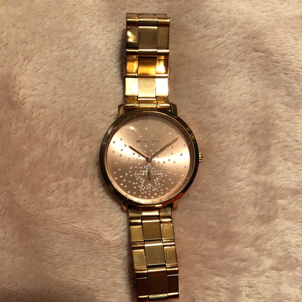 Gold Michael Kors watch